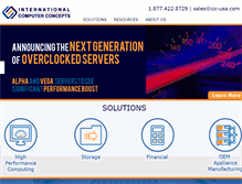 Tablet Screenshot of icc-usa.com